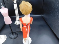 ash blonde barbie reddress back
